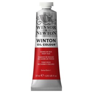צבע שמן - 37 מ"ל - Winsor&Newton - cadmium-red-deep-hue