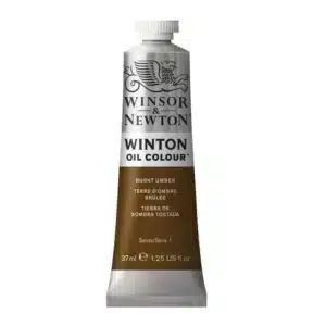 צבע שמן - 37 מ"ל - Winsor&Newton - burnt-umber
