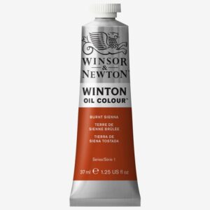 צבע שמן - 37 מ"ל - Winsor&Newton - burnt-sienna
