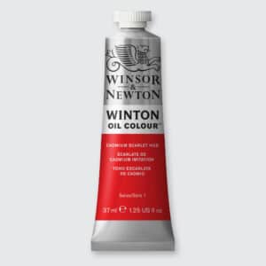 צבע שמן - 37 מ"ל - Winsor&Newton - cadmium-scarlet-hue