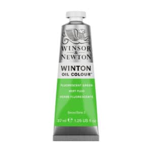 צבע שמן - 37 מ"ל - Winsor&Newton - fluo-green