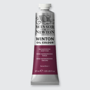 צבע שמן - 37 מ"ל - Winsor&Newton - quinacridone-deep-pink