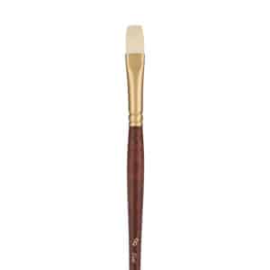 מכחול בריסל טבעי מולבן - Professional - bright-long-08