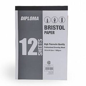 בלוק ציור 180 גרם DIPLOMA 1/4