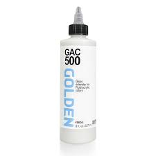מדיום מבריק לצבעי אקריליק - GAC 500 - GOLDEN