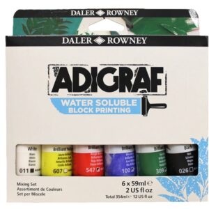 סט 6 צבעים להדפס - daler rowney